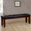 Mission Arts &amp; Crafts Leather Bench 60&quot;